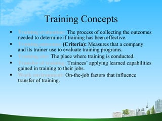 Training & development