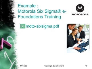 Example : Motorola Six Sigma® e-Foundations Training   moto-sixsigma.pdf 