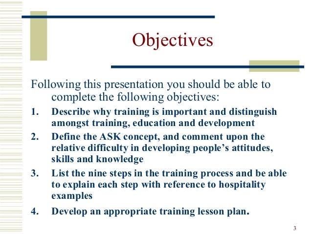 Training & development
