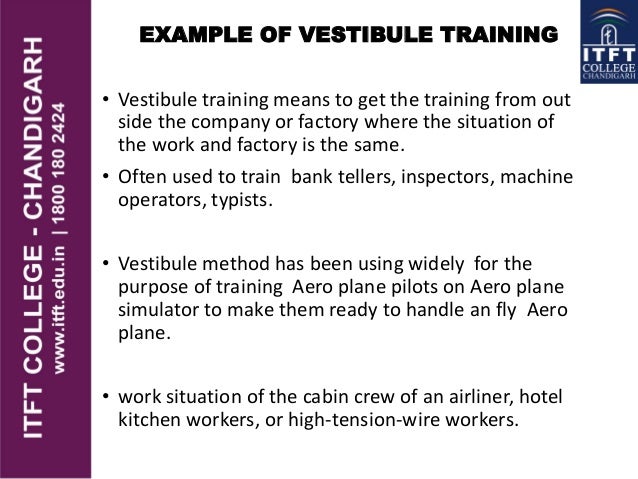 Vestibule Training vestibule-training
