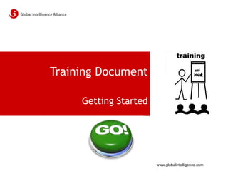 Training Document Getting Started 