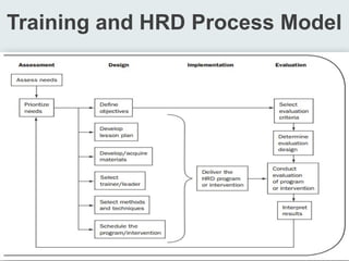 Training and HRD Process Model
 