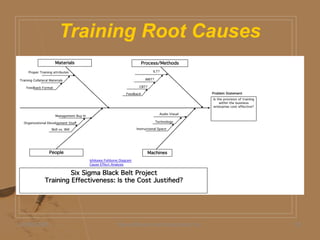 Training Root Causes
05/06/2009 Daniel Bloom and Associates, Inc. 10
 