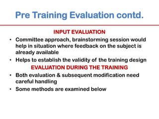 Training Evaluation | PPTX