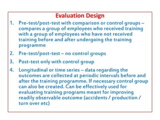 Training evaluation | PPTX