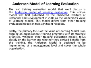 Anderson Model Of Learning Evaluation: The Comprehensive Guide – AKFKZE