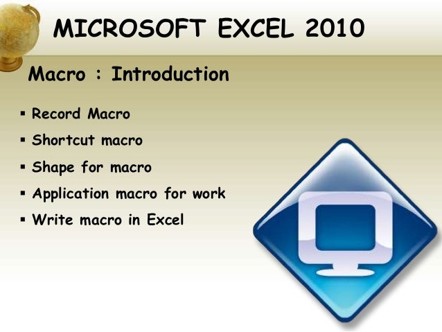 Training excel 2007