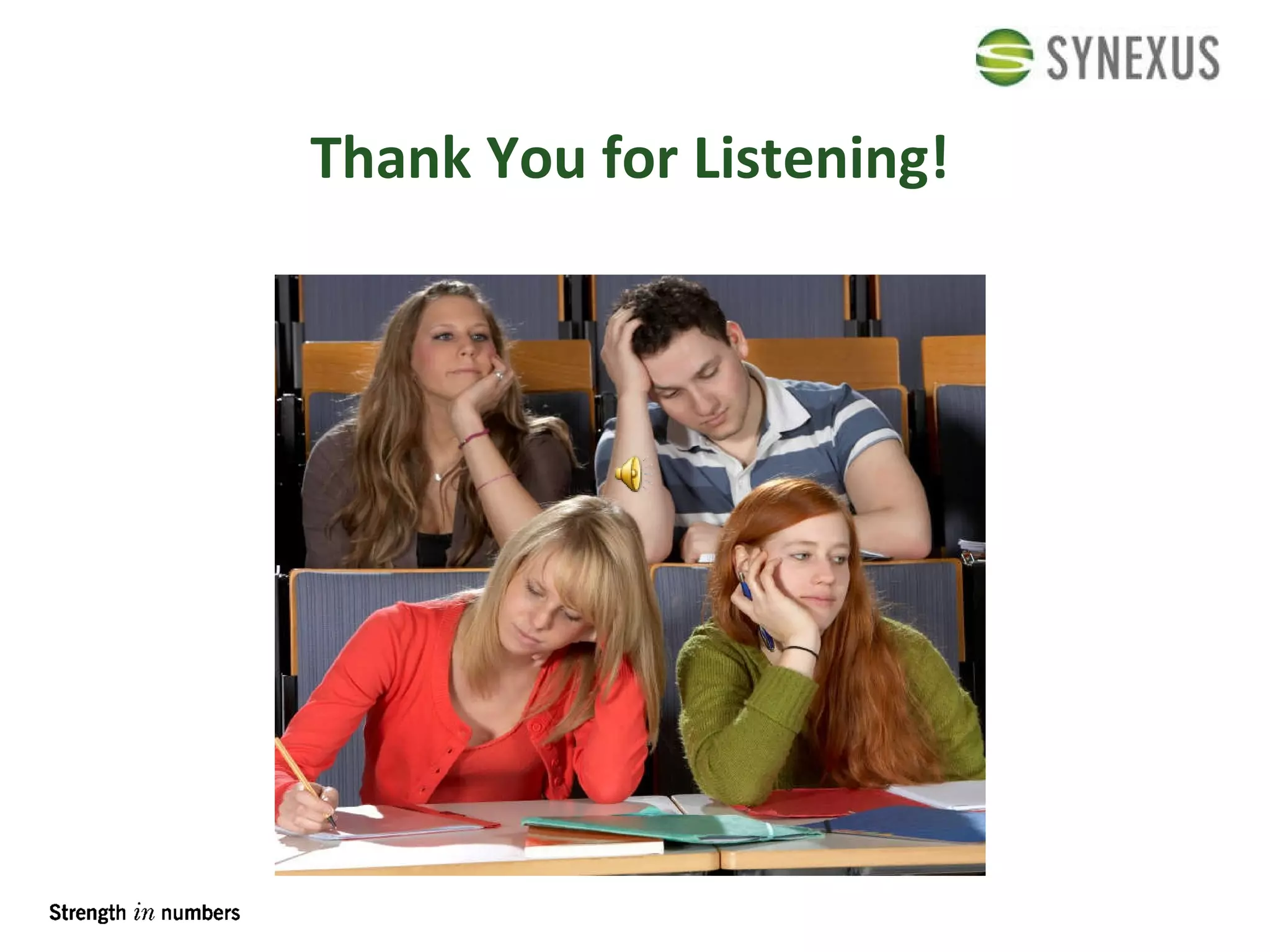 Thank You for Listening! 