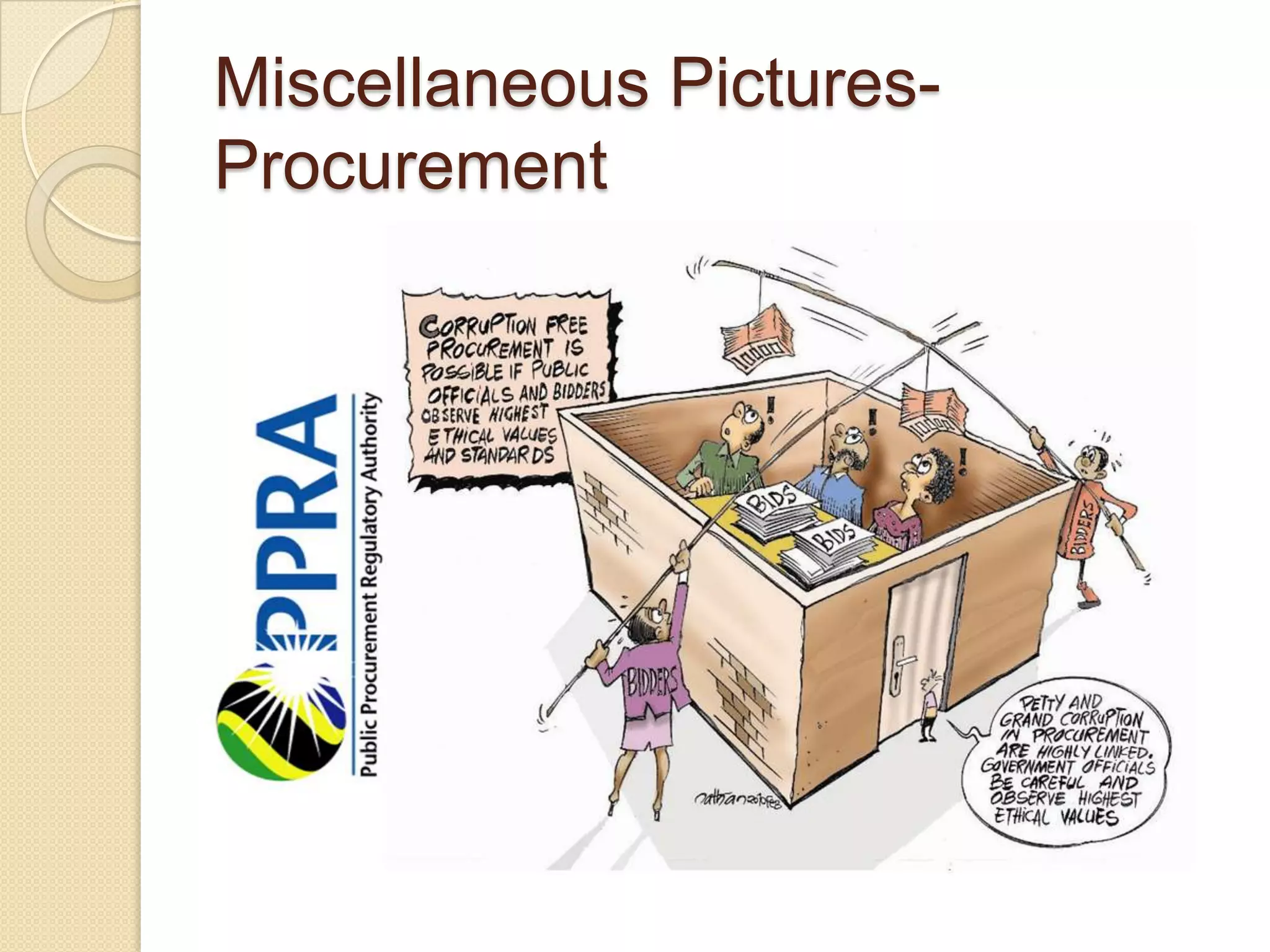 Miscellaneous Pictures-
Procurement
 