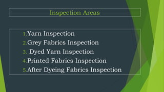 Yarn Inspection Training for quality in chaity | PPSX
