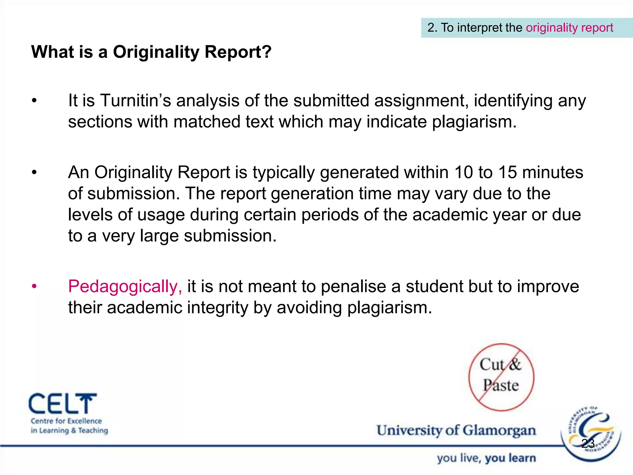 Click on the “Assessment” button
