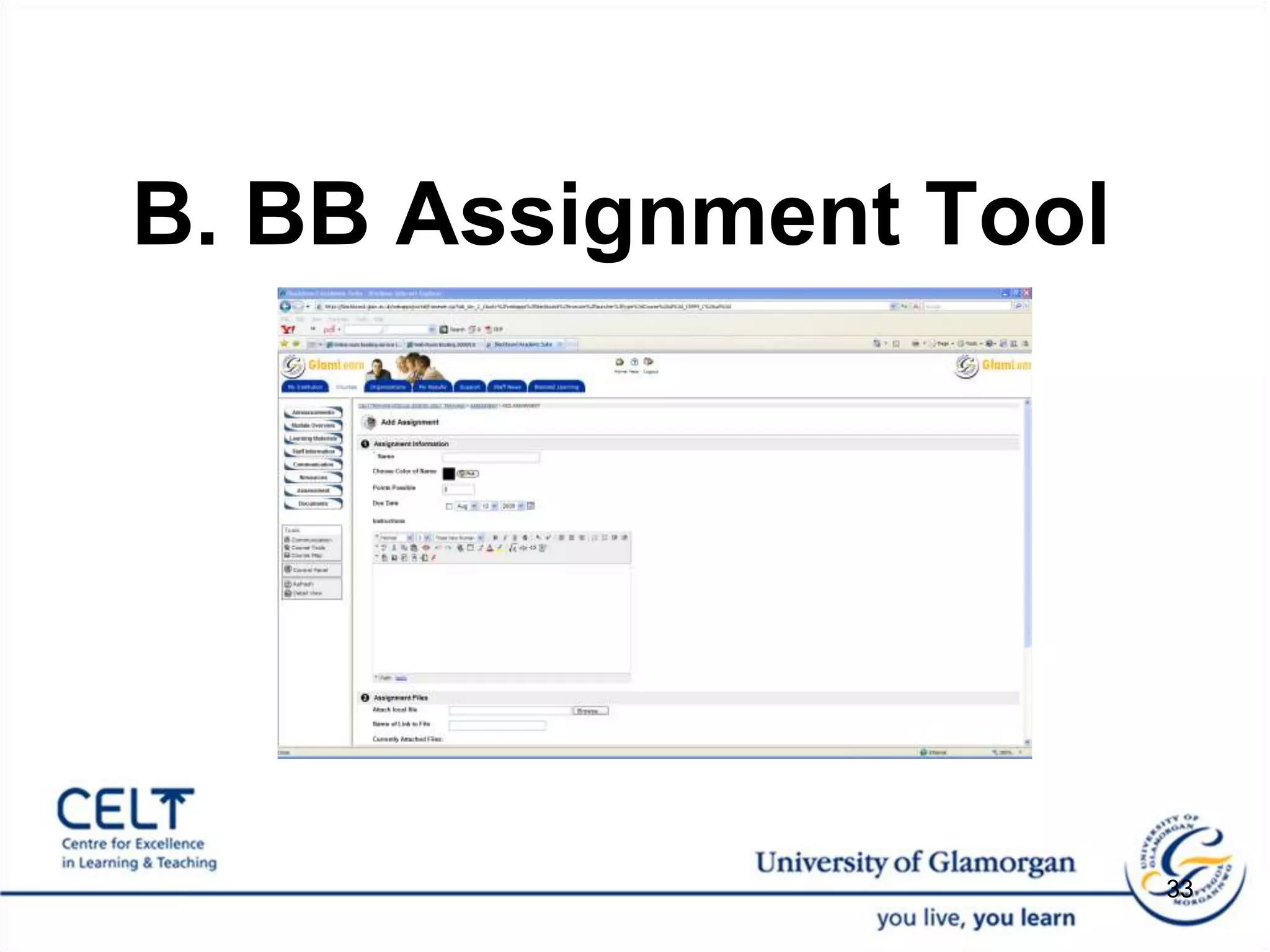3. To submit an assignment from a student’s view 20