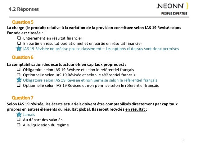 Comptabilisation des stocks options ifrs 2