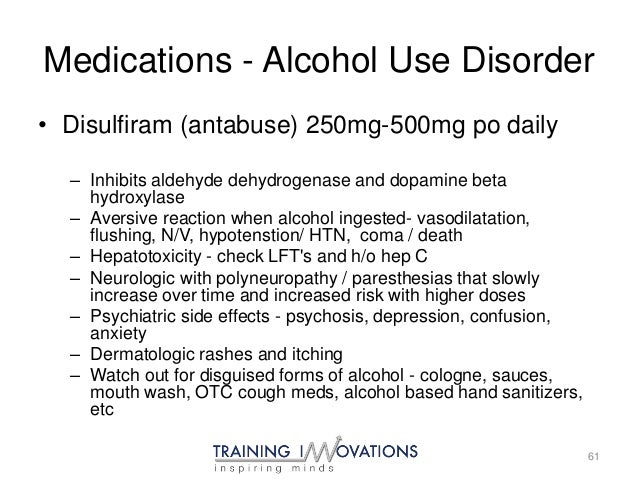 Antabuse Side Effects Depression