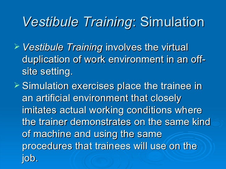 Training In Organizations