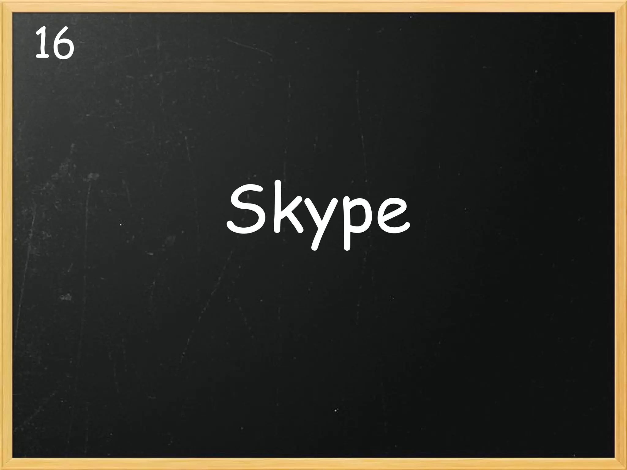 16   Skype 