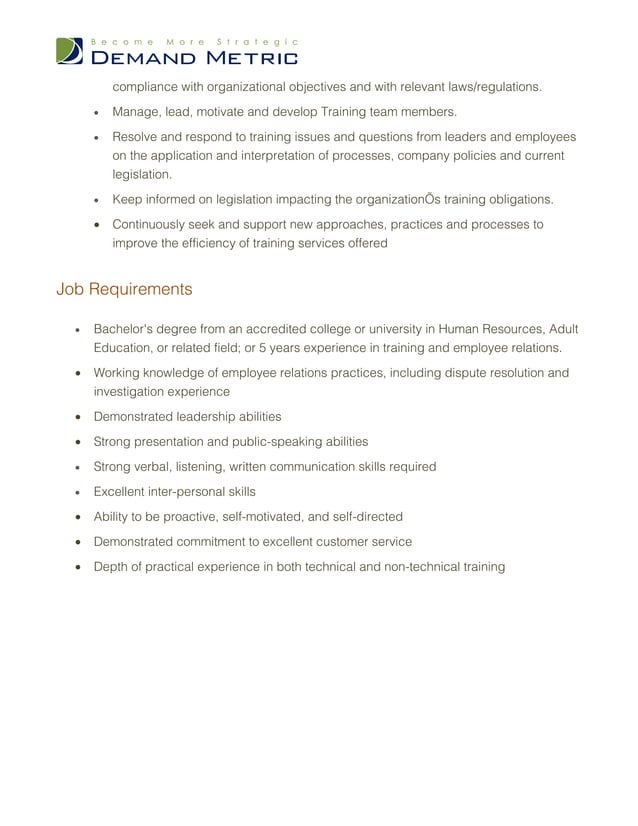 training-manager-job-description-pdf-free-download