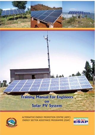 Training manual for engineers on solar pv system | PDF