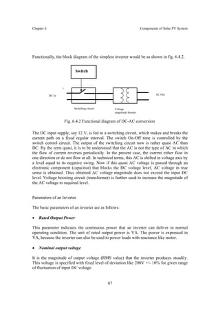 Training manual for engineers on solar pv system | PDF