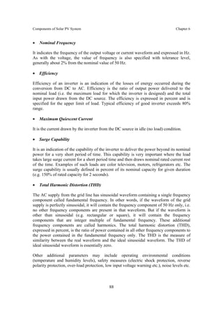 Training manual for engineers on solar pv system | PDF