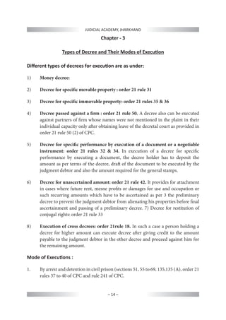 Training Manual for Execution Proceedings | PDF