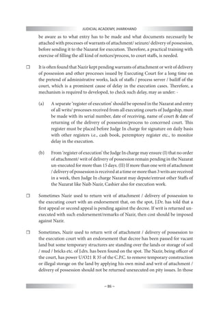 Training Manual for Execution Proceedings | PDF