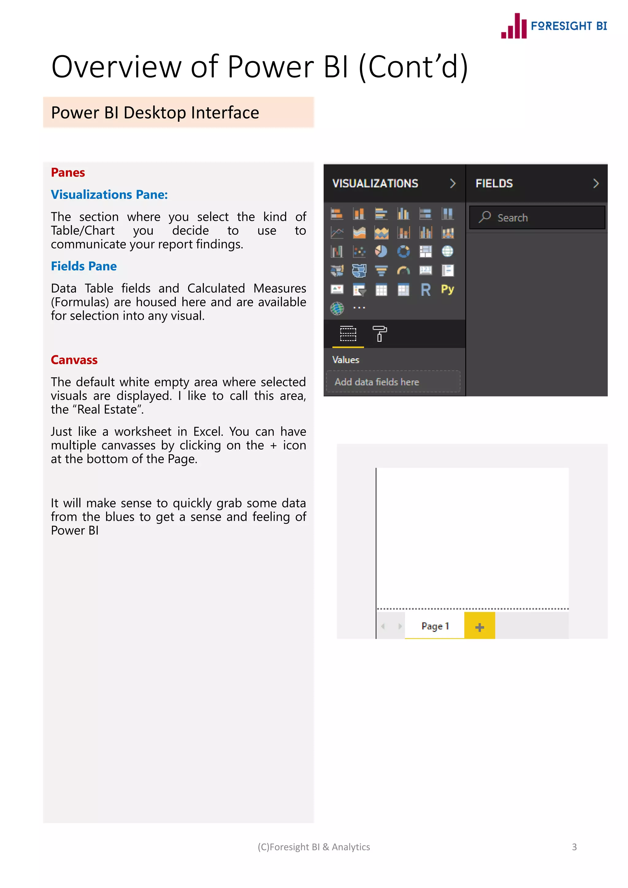 Power BI Overview Manual | PDF