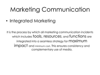 Marketing CommunicationAdvertisingTelevision production, graphic design, radio production, merchandiseExperiential marketing/AlternativeEventOut-door advertisingStreet activationIdentity