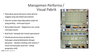 Training Material_Visual Management for Production | PPTX