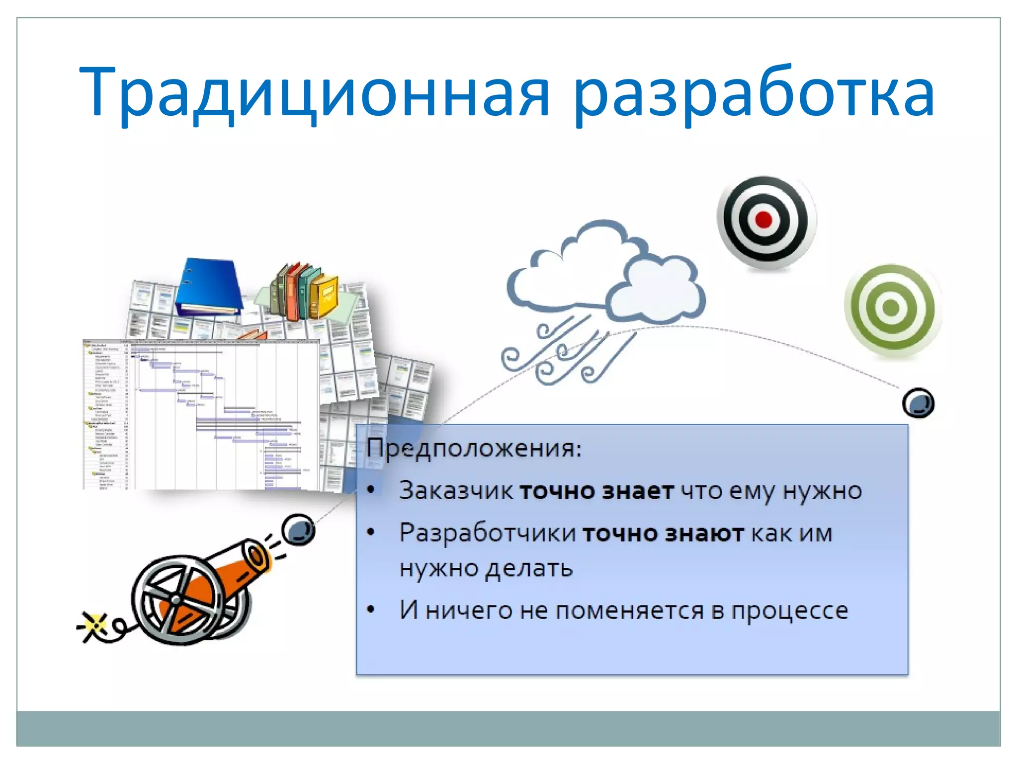 Традиционная разработка
 