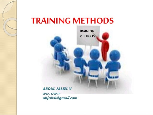 presentation methods of training