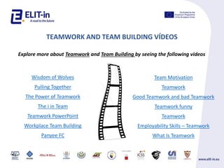 Teamwork Training Module Training module - Teamwor for teambuilding of employees.pdf