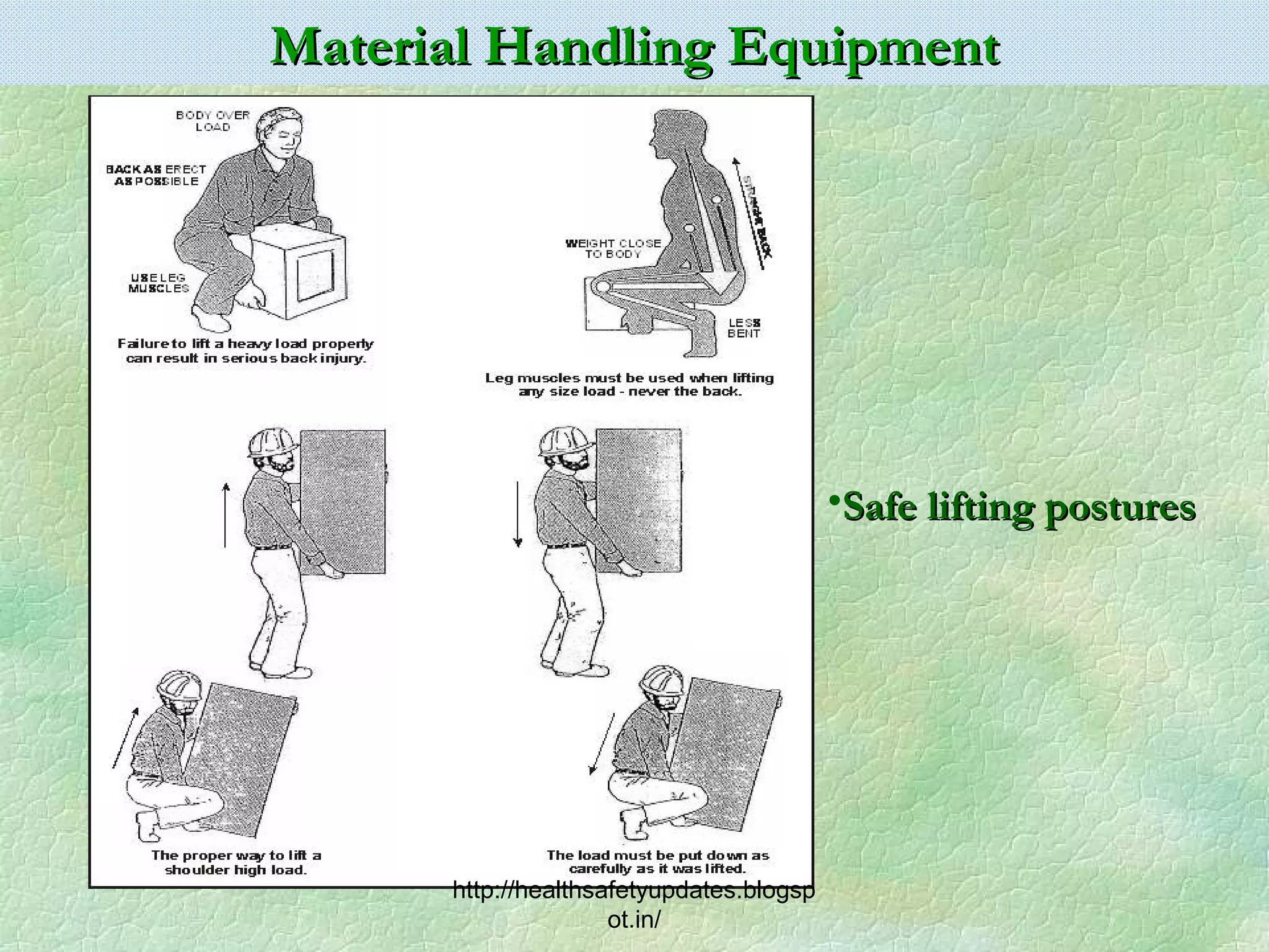 Safe Material Handling PPT