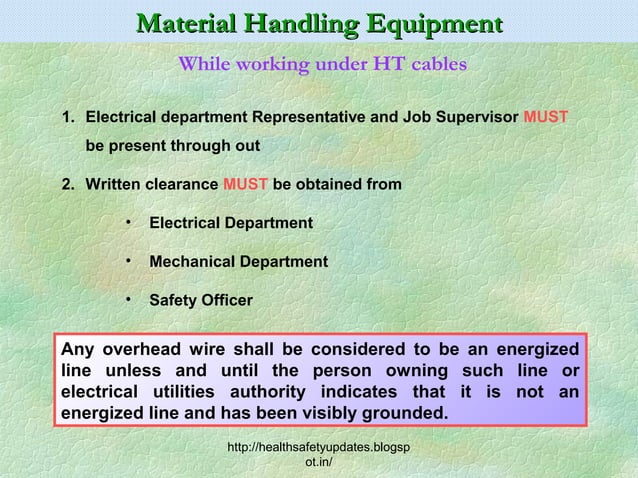 Safe Material Handling | PPT