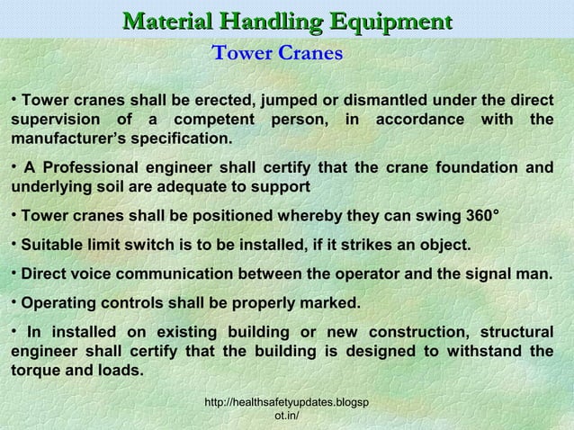 Safe Material Handling | PPT