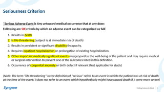 Training Module on SAE Reporting Clinical Trial.pptx