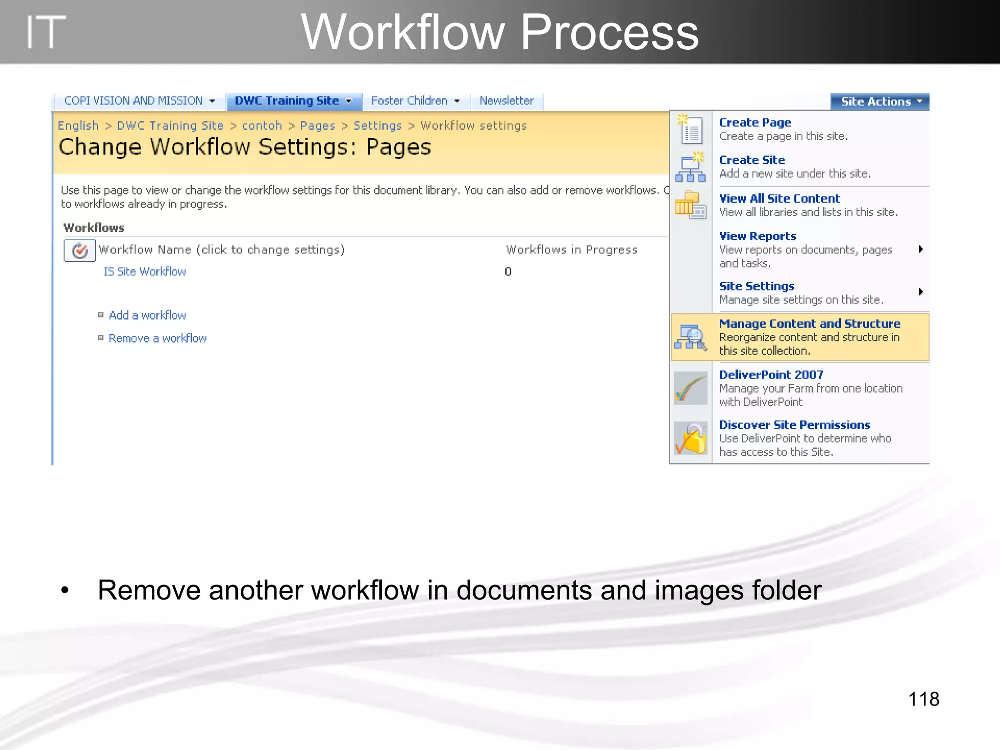 Remove another workflow in documents and images folder Workflow Process   