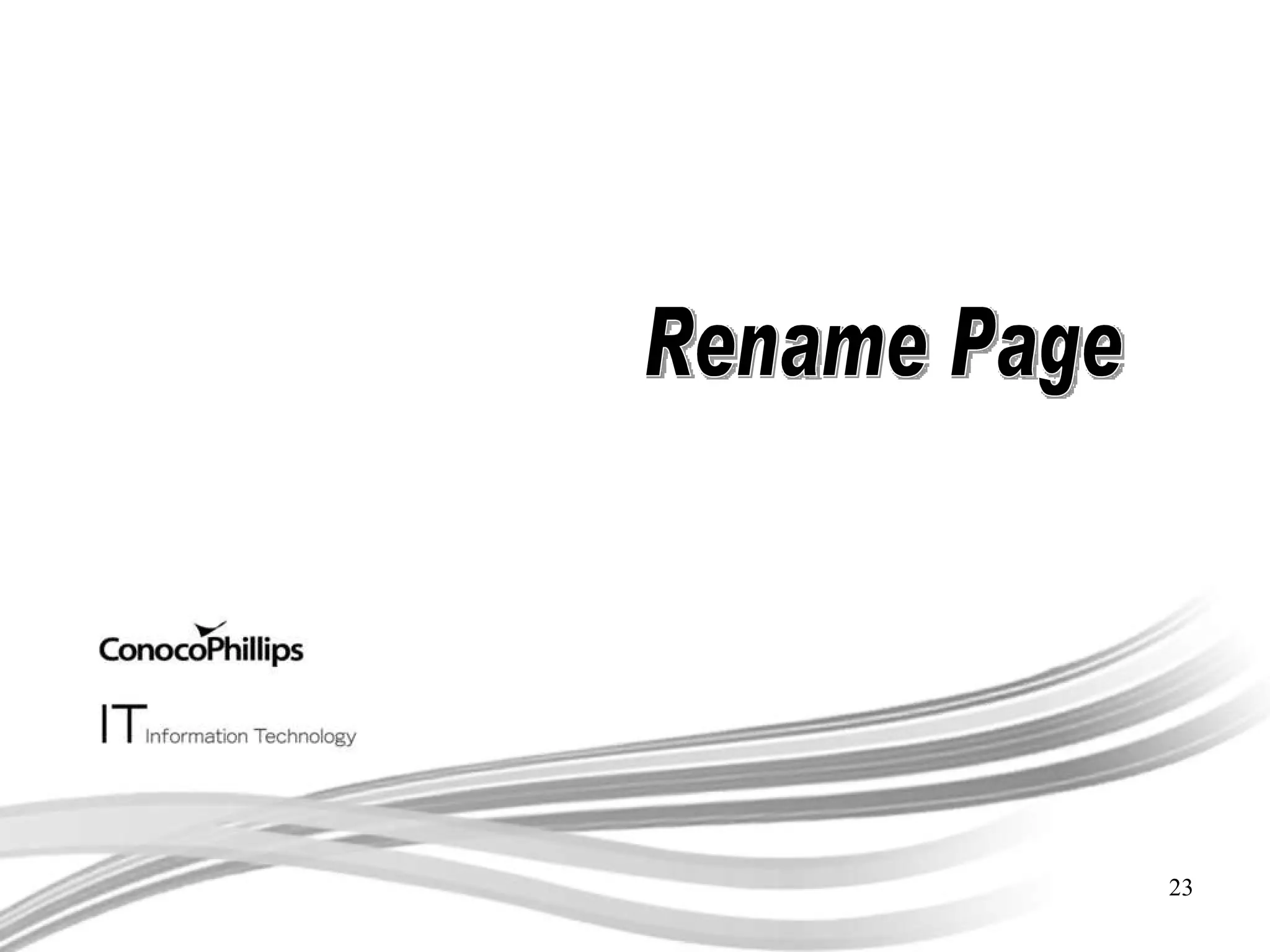 Rename Page 