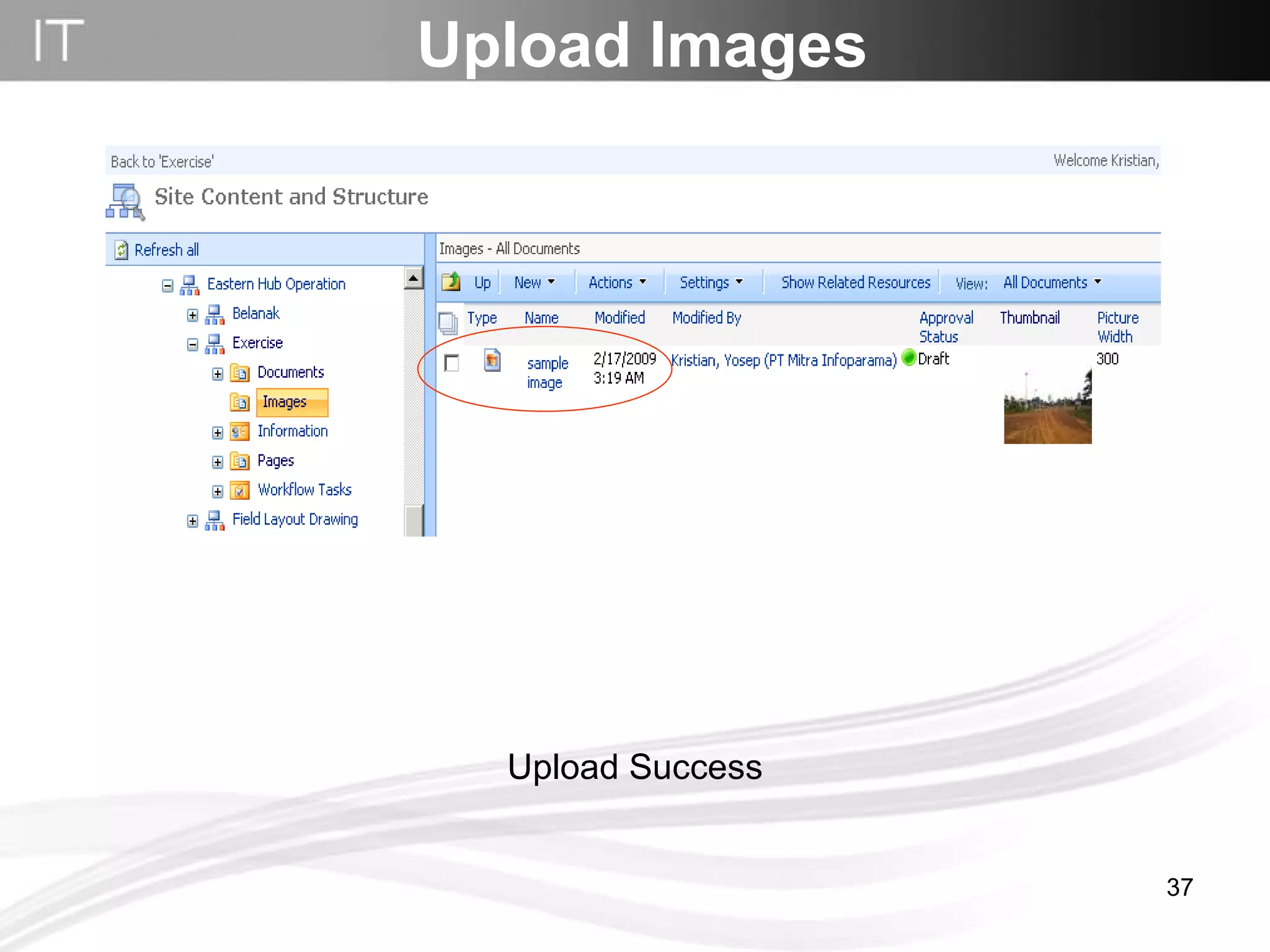 Upload Images Upload Success 