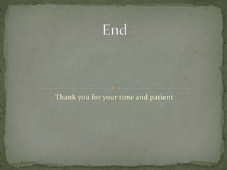 Thank you for your time and patient
 