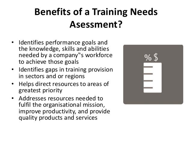training needs assessment