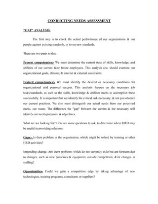 Training need identification | PDF