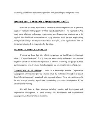 Training need identification | PDF