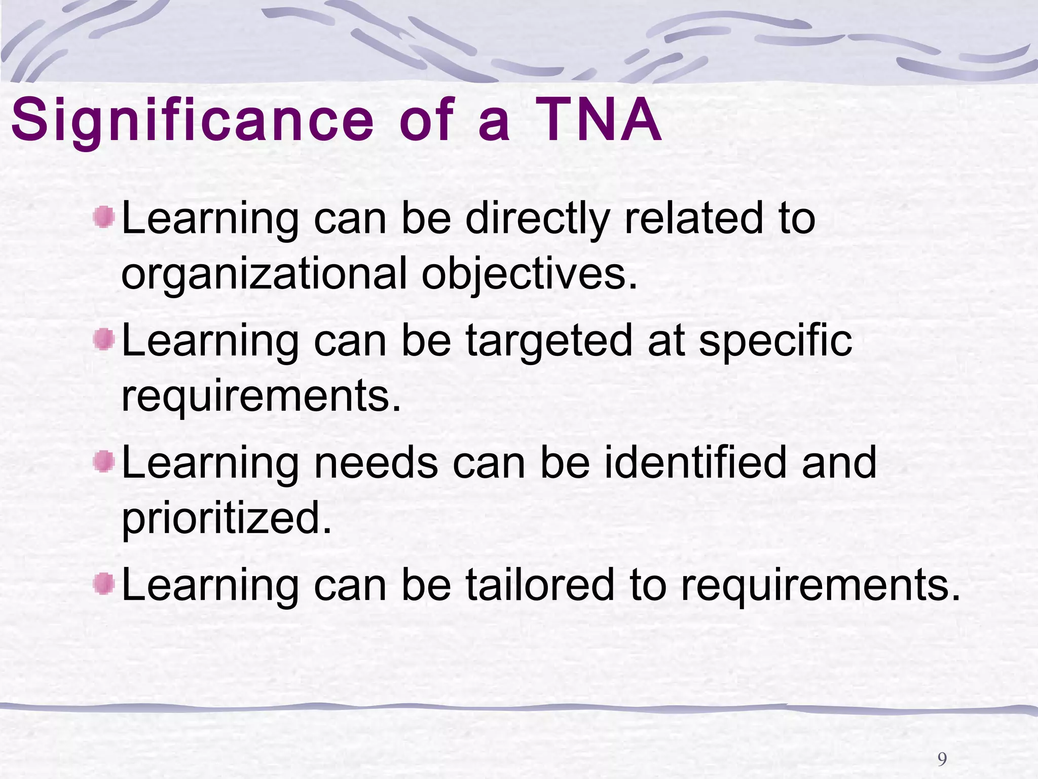 Training Needs Analysis | PPT