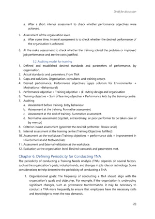 Training Needs AssessmentThe document outlines the 9 key steps to an ...