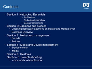 Netbackup Components Training netbackup6x2 | PPT