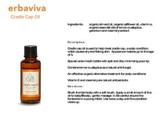 Cradle Cap Oil 