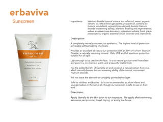 Sunscreen 