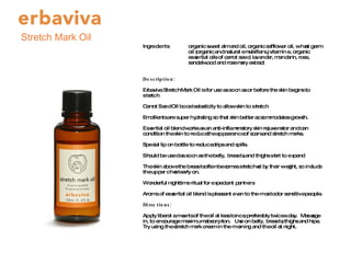 Stretch Mark Oil 