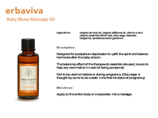 Baby Blues Massage Oil 